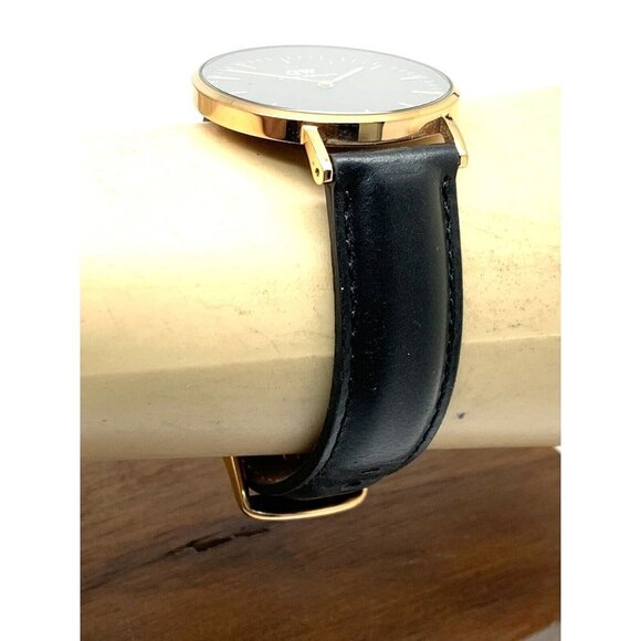 Daniel Wellington Womens Watch DW00100139 Rose Gold Black Dial 36mm Leather Band main image 11
